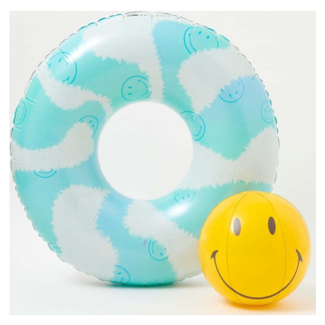 Set nafukovacího kruhu a míče Sunnylife Smiley