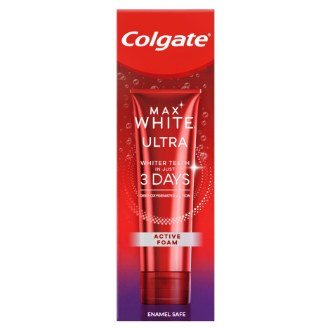 Colgate Max White Ultra Active Foam, bělicí zubní pasta 50 ml