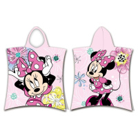 Růžový froté dětský župan Minnie – Jerry Fabrics