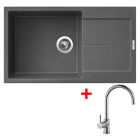 Sinks ULTIMA 860 XXL Titanium + Vitalia