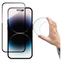 Wozinsky Full Cover Flexi Nano Glass tvrzené sklo iPhone 14 Pro Max flexibilní s černým rámečkem