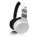 Bluetooth sluchátka ALIGATOR AH02, FM, SD karta, bílá
