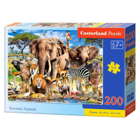 mamido  Puzzle 200 dílků Savanna Zvířata