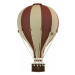 Super balloon Dekorační horkovzdušný balón &#8211; hnědá/krémová - L-50cm x 30cm