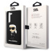 Zadní kryt Karl Lagerfeld Liquid Silicone Ikonik NFT pro Samsung Galaxy S23+, black