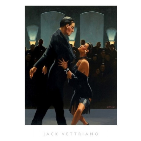 Umělecký tisk Jack Vettriano - Rumba In Black, Jack Vettriano, (50 x 70 cm) MIGNECO&SMITH