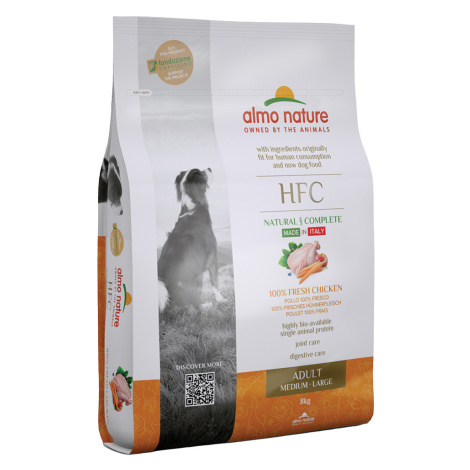 Almo Nature HFC Adult Dog M-L Chicken - výhodné balení: 2 x 8 kg Almo Nature Holistic