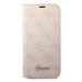 Guess GUBKP14XHG4SHP hard silikonové pouzdro iPhone 14 PRO MAX 6.7" pink book 4G Vintage Gold Lo