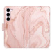 iSaprio flip pouzdro RoseGold Marble pro Samsung Galaxy S23 5G