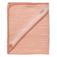 Bébé-jou Mušelínový ručník s kapucí Pure Cotton Pink