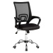 tectake 401789 kancelářská židle marius - černá - černá