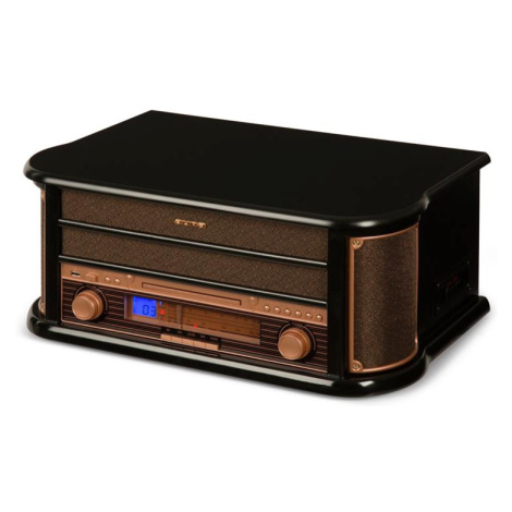 Auna Belle Epoque 1908, retro stereo systém, gramofon, rádio, USB, CD, MP3, mikrosystém