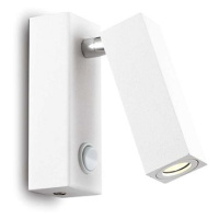 Ideal Lux Page AP1 nástěnné bodové LED svítidlo 3 W hranaté bílé