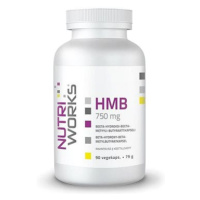 NutriWorks HMB 750 mg, 90 kapslí
