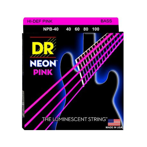 DR Strings Neon Pink NPB-40