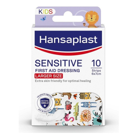Hansaplast Sensitive Zvířátka Large náplast 10ks