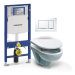 Geberit - Set Duofix (modul, Sigma 30 bílá/chrom, Nova Pro klozet + sedátko) B3G