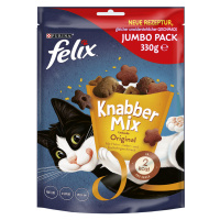 Felix snacky, 2 balení - 20 % sleva - Knabber Mix Original (2 x 330 g)