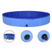 Shumee Skládací bazén pro psy modrý PVC 200 × 30 cm