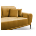 GAB Rohová sedačka RAPIDO, 256 cm Roh sedačky: Levý roh, Barva látky: Stříbrná (Luxo 6601)
