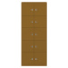BISLEY LateralFile™ Lodge, s 10 uzamykatelnými boxy, výška vždy 375 mm, dijonská