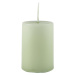 IB Laursen Zelená sloupová svíčka LIGHT GREEN 6cm