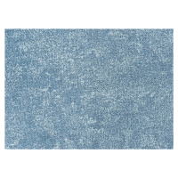 Balta koberce Metrážový koberec Spry 74 modrý - Kruh s obšitím cm