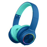 Sluchátka PowerLocus Wireless Headphones for kids PLED (navy&blue)