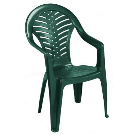 Plastová zahradní židle Oceán zelená FOR LIVING