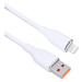 Solight lightning kabel, USB 2.0 A konektor - Lightning konektor, silikon, 2m