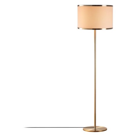 Opviq Stojací lampa Way vintage zlatá/béžová Opviq lights