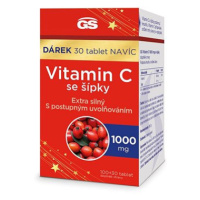 GS Vitamin C 1000 se šípky, 100 + 30 tablet navíc