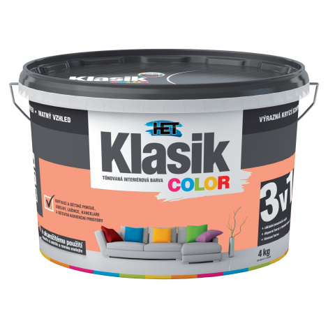 Malba interiérová HET Klasik Color lososový, 4 kg