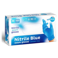 SOFTCLINIC Rukavice Nitril nepudr. modré M 100 ks