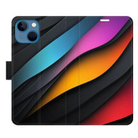 iSaprio Flip pouzdro Color Waves pro iPhone 13 mini