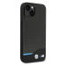 BMW BMHCP14S22NBCK hard silikonové pouzdro iPhone 14 6.1" black Leather Carbon