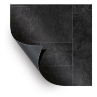 VágnerPool bazénová fólie AVfol Relief - 3D Black Marmor Tiles, 1,65m šíře, 1,6mm, 20m role