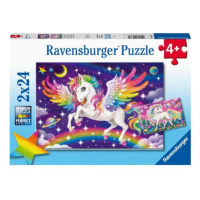 Ravensburger Jednorožec a Pegas 2x24 dílků