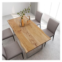Jídelní stůl 180x90x76 cm masivní akáciové dřevo 286476