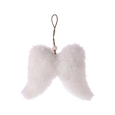 H&L Závěsná dekorace Křídla, 10 cm, bílá