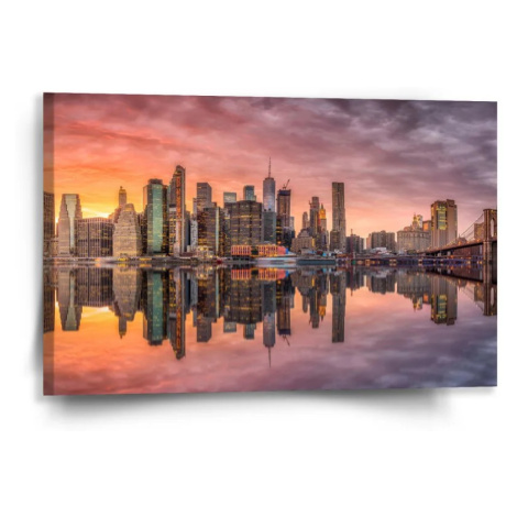 Obraz New York Západ slunce - 60x40 cm