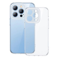 Kryt Baseus Illusion Transparent Case, lens frames, tempered glass set for iPhone 14 Pro + clean