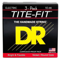 DR Strings MT-10 Tite Fit 3-Pack Struny pro elektrickou kytaru