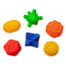 Hencz Toys Edukační, senzorické barevné míčky/ježečci Hencz Toys, 6ks v krabičce