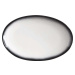 Bílo-černý keramický oválný talíř Maxwell & Williams Caviar, 25 x 16 cm