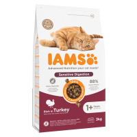 IAMS granule 2,7 / 3 kg - 10 % sleva - Vitality Cat Sensitive Digestion Adult & Senior s krocane