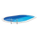PLANET POOL Bazén zabudovaný exclusiv white / blue 5,25 × 3,2 × 1,5m