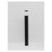 NOVA LUCE venkovní sloupkové svítidlo CETERA černý hliník a akryl E27 1x12W 220-240V IP54 bez žá