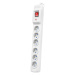 ARMAC SURGE PROTECTOR MULTI M6 1.5M 6X FRENCH OUTLETS GREY