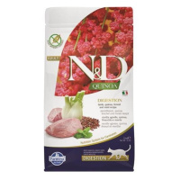 ND Cat GF Quinoa 1,5kg Trávenie jahňa